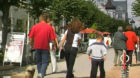 Ruegen Seaside Resort Stock Footage 3799261