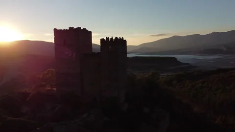 Ruesta abandoned town-2 Stock Footage 306663599