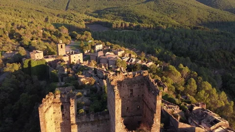 Ruesta abandoned town-4 Stock Footage 306663582