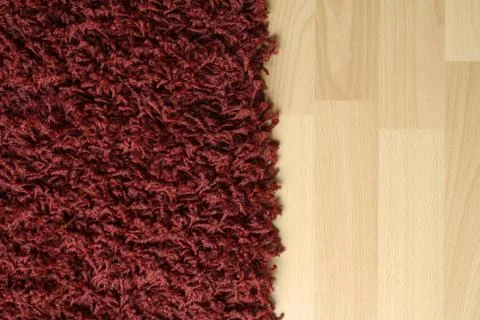 Rug on floor Stock-Fotos
