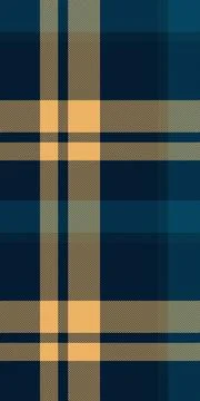 Rug vector seamless texture, punk textile check plaid. Commercial pattern t.. Stockillustratie
