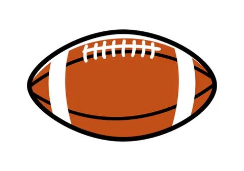 Rugby Ball Stock Illustration