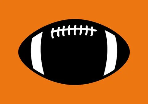 Rugby Ball Stock Illustration