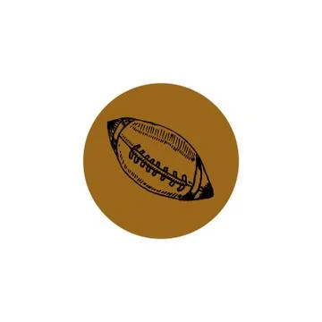 Rugby Ball Stock Illustration