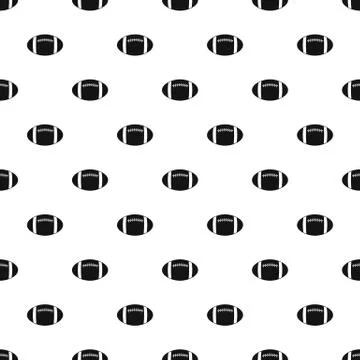 Rugby ball pattern vector 스톡 일러스트