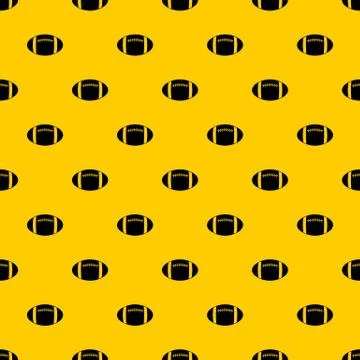 Rugby ball pattern vector Stockillustratie