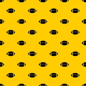 Rugby ball pattern vector 스톡 일러스트