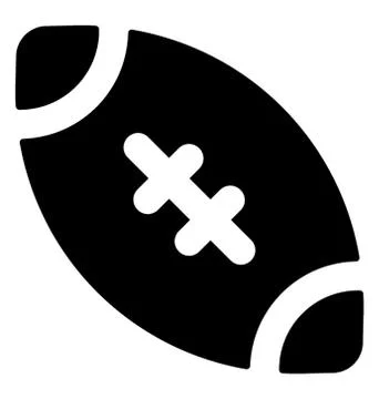 Rugby Ball Vector Stock Illustration