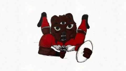 Rugby Bear Video stock 285201167