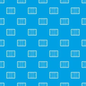 Rugby field pattern seamless blue Stock Illustration