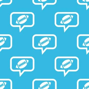 Rugby message pattern Stock Illustration