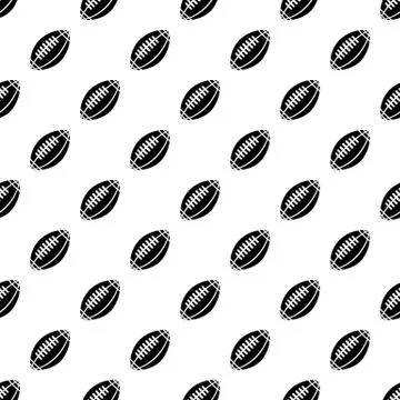 Rugby pattern seamless Stock Illustration