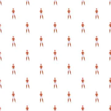 Rugby player sporting background pattern for design Stock Illustration