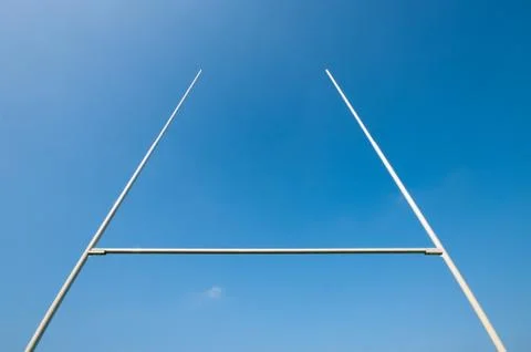 Rugby post Stock Photos
