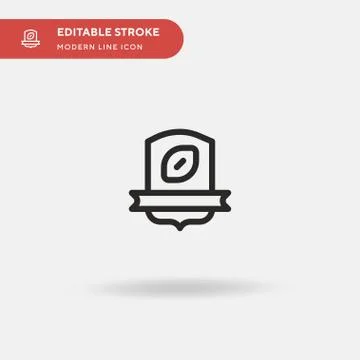 Rugby Simple vector icon. Illustration symbol design template for web mobile  스톡 일러스트