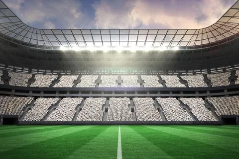 Rugby stadium Stock Illustration