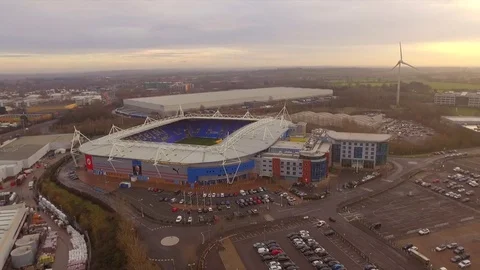 Rugby Stadium in Reading city Stock Footage 83602990
