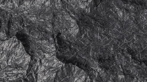 Rugged Black Stone Mountain Texture 3d render. Stock Illustration