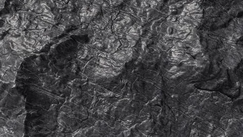 Rugged Black Stone Mountain Texture 3d render. Stock Illustration