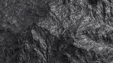 Rugged Black Stone Mountain Texture 3d render. イラスト素材