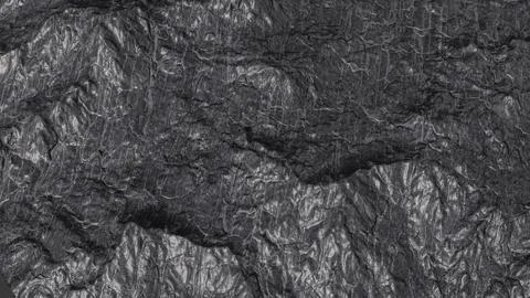 Rugged Black Stone Mountain Texture 3d render. イラスト素材