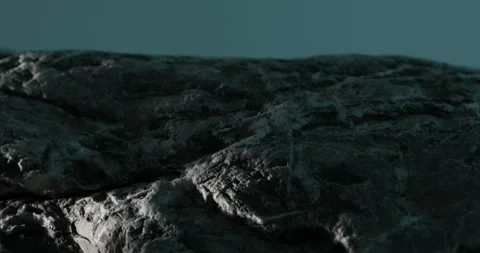 Rugged Coastal Boulder in Sharp Relief. Stock Footage 274643673
