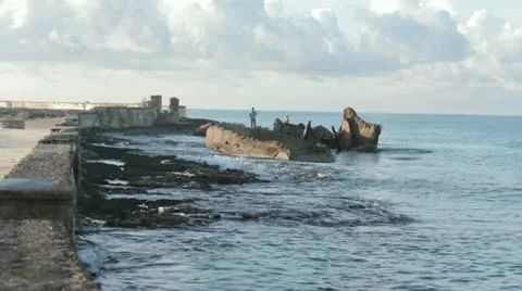 Rugged Coastline Stock Footage 12366659