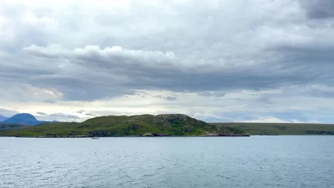 Rugged Coastline of the Isle of Lewis, Outer Hebrides, Scotland Stock Footage 336472821