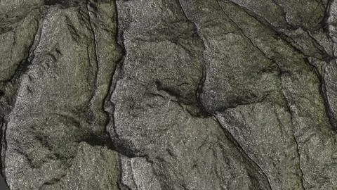 Rugged Dark Stone Surface Texture 3d render. Stock Illustration