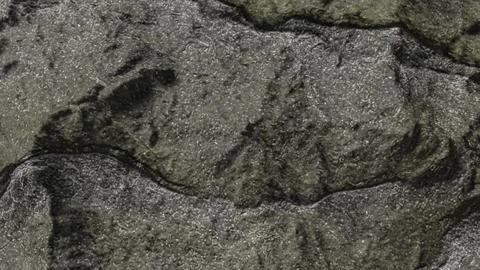 Rugged Dark Stone Surface Texture 3d render. Stock Illustration