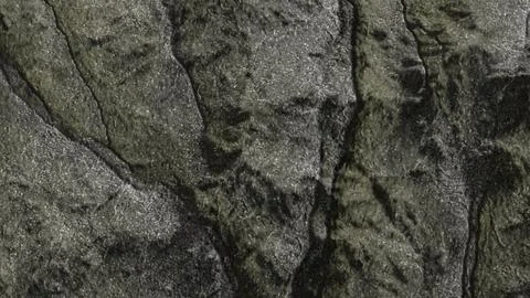 Rugged Dark Stone Surface Texture 3d render. イラスト素材