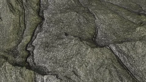Rugged Dark Stone Surface Texture 3d render. Stock Illustration