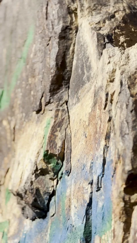 Rugged Desert Mountain Cliffs and Arid Landscape Vídeo Stock 328997627