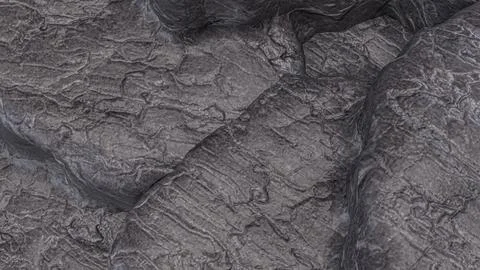 Rugged Gray Stone Surface With Natural Rock Texture 3d render. Stock Illustration