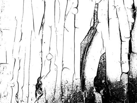 Rugged grunge texture with distressed, peeling paint on a wooden canvas 스톡 일러스트