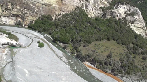 Rugged Mountain and Stream Stock Footage 34257549