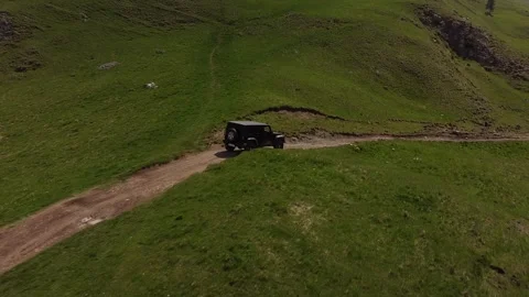 Rugged Mountain Trail Adventure Stock Footage 254432498