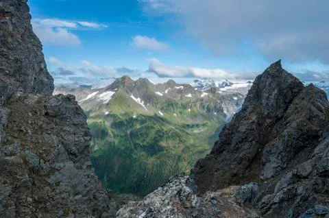Rugged mountains 스톡 사진