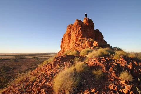 Rugged outback range Stock Photos