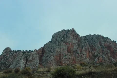 Rugged Red Cliffs Stock Photos