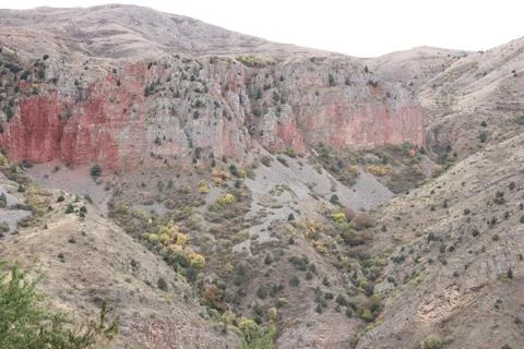 Rugged Red Cliffs Stock Photos