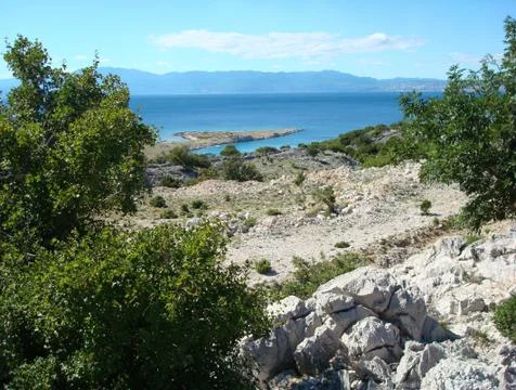 Rugged rock Foto stock