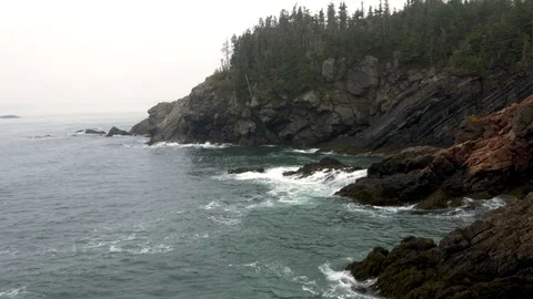 Rugged Seaside Cliffs Stock-Footage 77242143