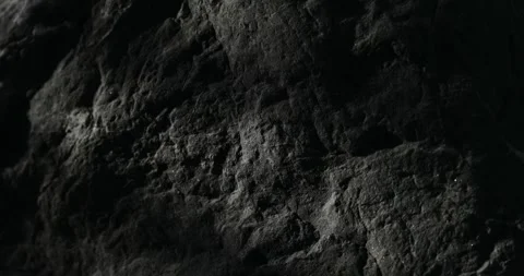 Rugged Texture of a Dark Rock Surface. Stock Footage 276090791