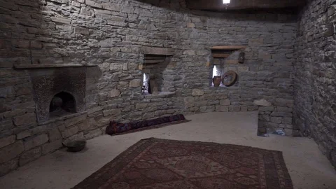 Rugs in the mountain house Stock Footage 112889403