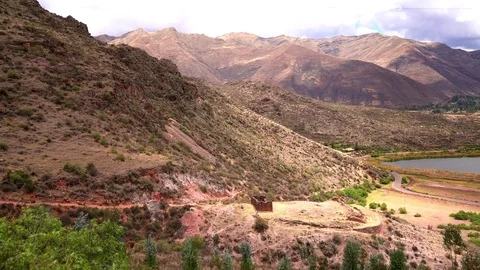 Ruin in Andes of Peru Stock Footage 84575412