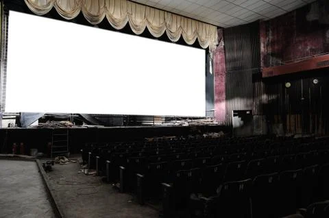 Ruin of cinema Stock Photos