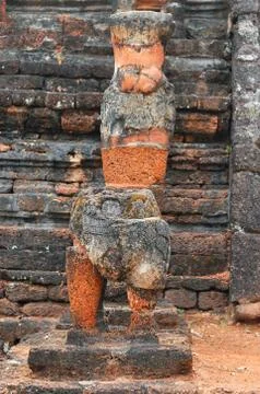Ruin of  the great temple Stock Photos