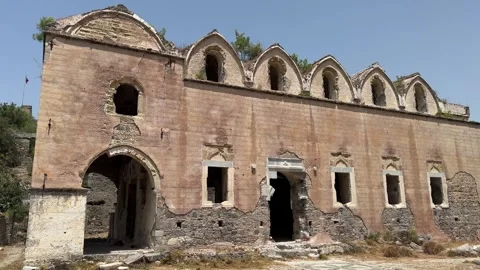 Ruin of Kayakoy Stock Footage 288078720