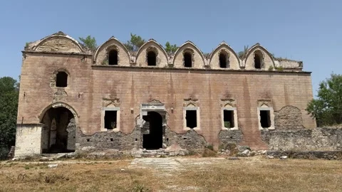 Ruin of Kayakoy Stock Footage 288079491